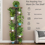 LINZINAR Plant Stand 7 Tier 8 Potted Multiple Flower Pot Holder Shelf Indoor - Image 5
