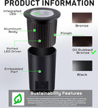 CLOUDY BAY 9W LED Landscape Well Lights, 2700K/3000K/3500K/4000K/5000K - Image 2