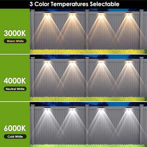 2 Pack Solar Fence Lights - Image 2