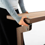 LIFETIME 60054 Convertible Bench / Table, Faux Wood Construction - Image 6