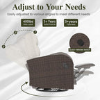 LayinSun Oversized Wicker Outdoor Swivel Glider Recliner - Image 7