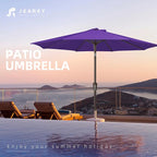 JEAREY 9FT Outdoor Patio Umbrella Outdoor Table Umbrella - Image 7