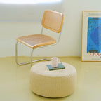 Woven Inflatable Ottoman with Air Pump D21”x H10” Outdoor Indoor Pouf Patio - Image 8