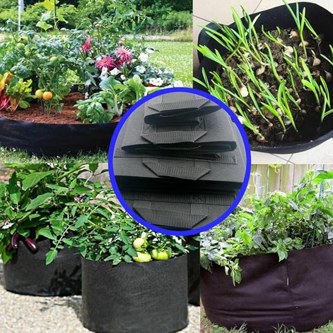 12 Pack 20 Gallon Grow Bags, Premium Fabric Pots 20 Gallon - Image 5