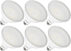 Sunco 6 Pack Outdoor Flood Light Bulbs, PAR38 LED Flood Lights Waterproof by SuncoLighting
