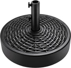 Best Choice Products Fillable Umbrella Base Stand, Round Faux Wicker Plastic by BestChoiceProducts