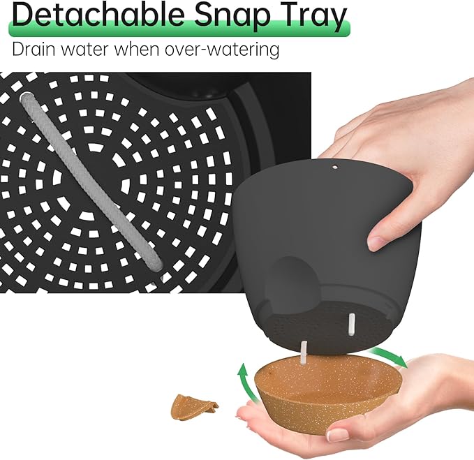 ZMTECH 6.5 Inch Hanging Planters - Image 3
