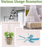 4pcs Ceiling Hooks for Hanging Plants, Hanging Lights Metal Small Hooks - Image 4