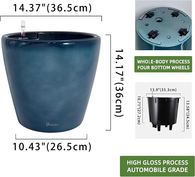 Dexceder 15x14 Self Watering Planter - Image 3