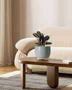 LE TAUCI Ceramic Plant Pots, 5.1 + 6.4 Inch Footed Pots - Image 2