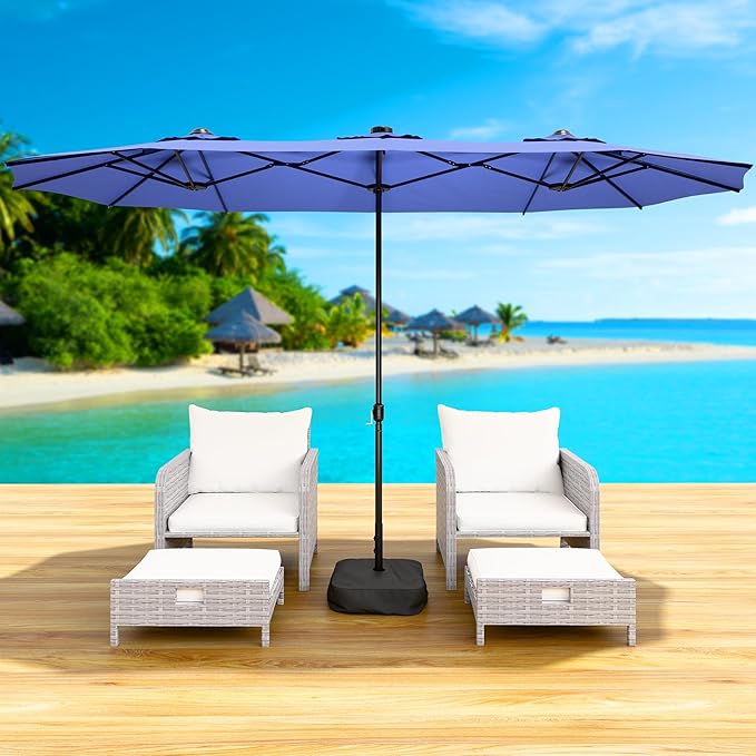 LEVELEVE 14FT Double-Sided Patio Umbrella - Image 6