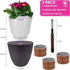 GARDENIX DECOR 7'' Self Watering planters - Image 5