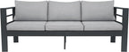 3-Seater All-Weather Iron Patio Sofa by Hoffeorrad