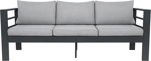 3-Seater All-Weather Iron Patio Sofa by Hoffeorrad