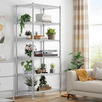 Xcity Storage Shelves, 6 Tier Heavy Duty Metal Shelving Unit, 2400 LBS Capacity - Image 5