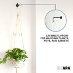 Ilyapa 4 Pack Metal Plant Wall Hanger Hooks - 7 in. Hook - Image 7