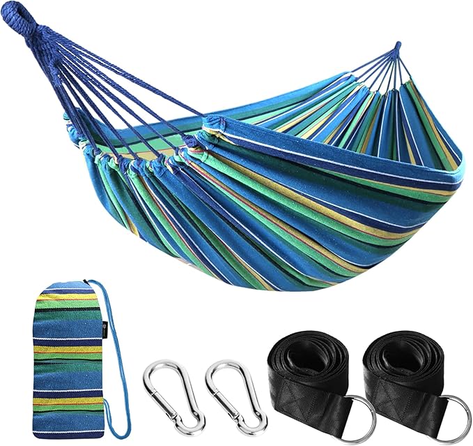 ANYOO Cotton Hammock Portable Camping Hammocks by Anyoo