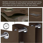 Water Proof Outside Curtains W52 x L72 - Image 3