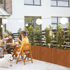 Cor Ten Steel Planters – 32x12x24H Inch Rectangular Planter Box | - Image 2