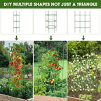 4PCS Tomato Cages for Garden, Tomato Trellis for Raised Garden Bed, 51.2" Tall - Image 3