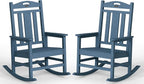 Ciokea Oversized Outdoor Rocking Chairs Set of 2, 380lbs Heavy-Duty Large Patio by CIOKEA