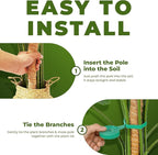2 Pack 63 Inch Bendable Moss Pole Monstera Plant Support Stakes - Image 6