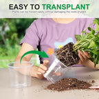 100 Pack 4 Inch Clear Plant pots - Image 5