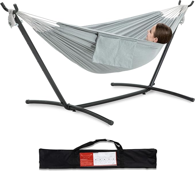 PNAEUT Double Hammocks with Stand by PNAEUT
