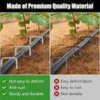 FEED GARDEN 6 Inch 25 Pack Galvanized Landscape Staples 11 Gauge Anti-Rust - Image 8