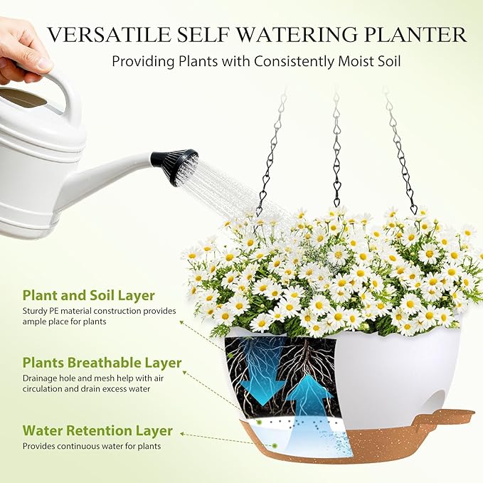 12 Inch Hanging Baskets 2 PC - Image 4