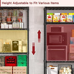 Xcity Storage Shelves, 5 Tier Heavy Duty Metal Shelving Unit - Image 2