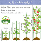 Legigo 8-Pack Up to 63inch Tomato Cages - Image 2