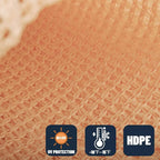 SUNNY GUARD Custom Size 10'x15' Peach Fuzz Sun Shade Sail Rectangle UV Block - Image 4