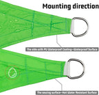 LOVE STORY Right Triangle 12'x15'x19.2' Waterproof Sun Shade Sail Canopy UV - Image 4