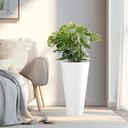 Kante Tall Round Planter Set of 2, 23 Inch Tall Decorative Planter Pots - Image 3