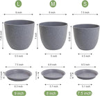 Flower Pots 9/8/7.5inch, Plant Pots - Image 3