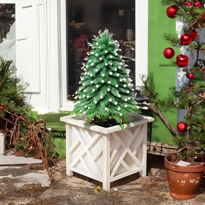 Lattice Design Outdoor Planter Box - Image 5