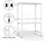 450 lbs Wire Storage Shelving 3-Tier Utility Shelving Unit Steel Organizer Wire - Image 9