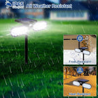 EMANER Outdoor Motion Lights Solar Powered, Solar Flood Lights, Stay On or - Image 8
