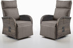 Swivel Outdoor Recliner Chair Set of 2 by Belord