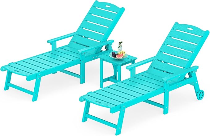 LUE BONA Chaise Lounge Chairs Set by LUEBONA