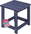 LZRS Adirondack Square Outdoor Side Table by LZRSPET