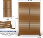 FENCY Outdoor Privacy Screen, Outdoor Freestanding Privacy Screen & Panels - Image 2