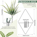 2 Pieces Wall Decor Hanging Planters - Image 2