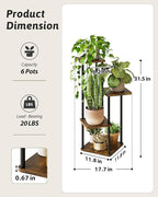 Tall Plant Stand Indoor 4 Tiered Plant Shelf - Image 4