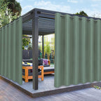 PureFit Outdoor Curtains for Patio Waterproof Weatherproof, UV Resistant by PureFit