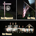 URPOWER Solar Lights Outdoor, 2-in-1 Waterproof Adjustable Solar Spotlights - Image 5
