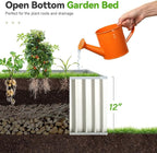 KING BIRD Raised Garden Bed 68" x 36" x 12" Galvanized Steel Metal Outdoor - Image 8