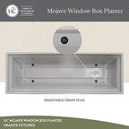 The HC Companies 24 Inch Mojave Window Planter Box - Image 4