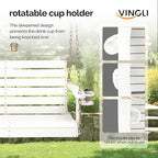 VINGLI Heavy Duty 1600 LBS HDPE Porch Swing Outdoor - Image 2
